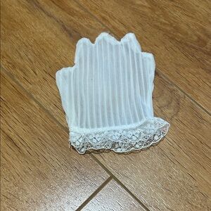 White Lace Cabbage Patch Kid glove